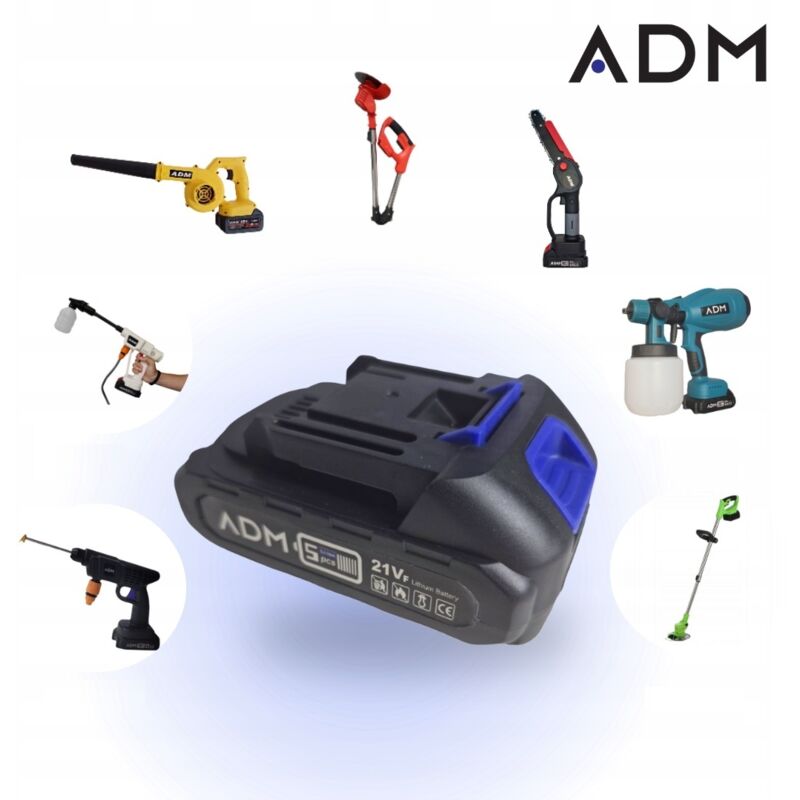Batería de iones de litio de 21 V para herramientas ADM
