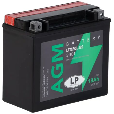Batería de Moto 18Ah 12V LP LTX20L-BS