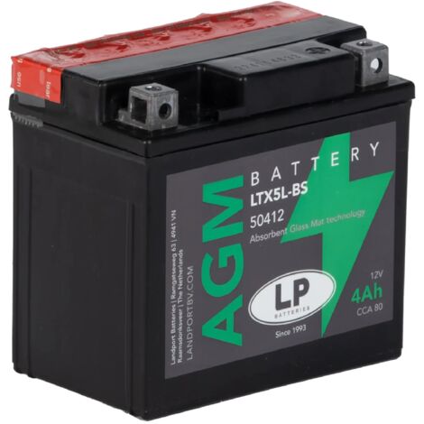 Batería de Moto 4Ah 12V LP LTX5L-BS