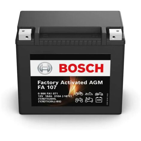 Batería de Moto Bosch FA107-M6023 12V 18Ah 310A