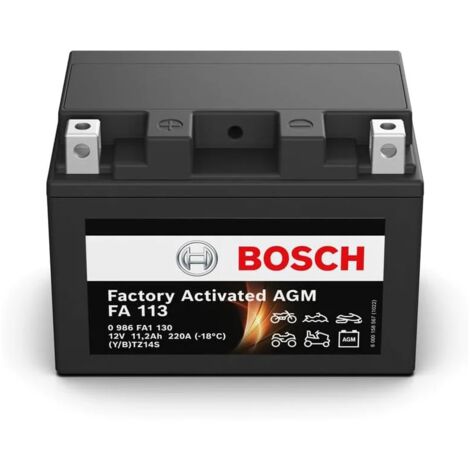 Batería de Moto Bosch FA113 11,2Ah 220A 12V
