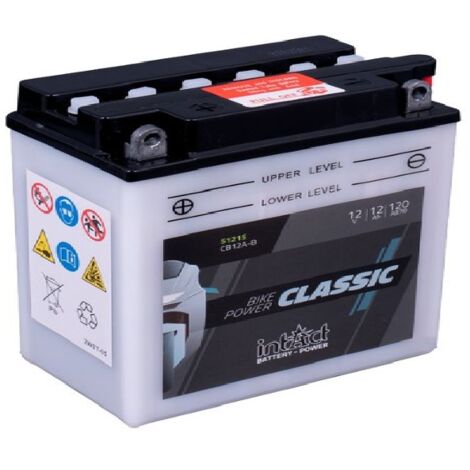 Batería de moto YB12A-B  Plomo ácido