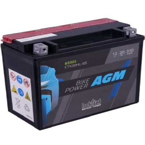 Batería de moto YTX20HL-BS AGM Hermética YTX20HL-4