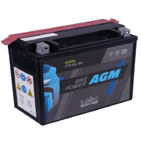 Batería de moto YTX20L-BS  AGM Hermética YTX20L-4