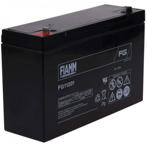 Batería de plomo AGM FIAMM FG12201 6V 12AH