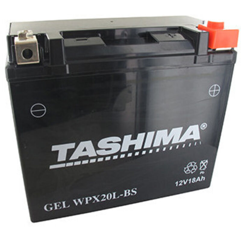 Batería de Plomo Sellada de Gel/AGM 12V WP, 18A. Largo: 175 mm, Ancho: 87 mm, Alto: 155 mm, + a la Derecha Para Motos, Jet-ski, Cuadriciclos.