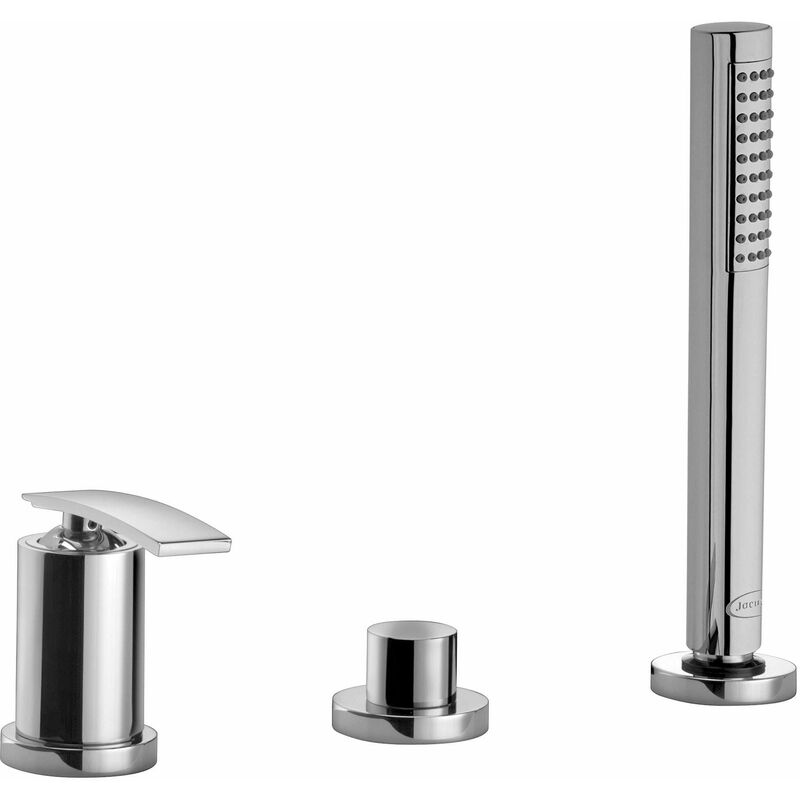 

Mezclador de cubierta de 3 orificios sin cano Ray 0IO00017JA00 | Cromo - Jacuzzi Rubinetteria