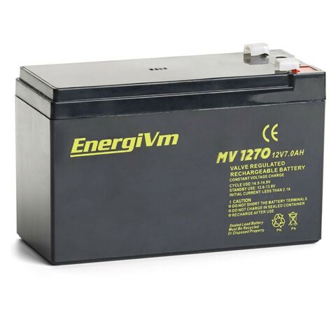 Batería ENERGIVM MV1270 12V 7Ah