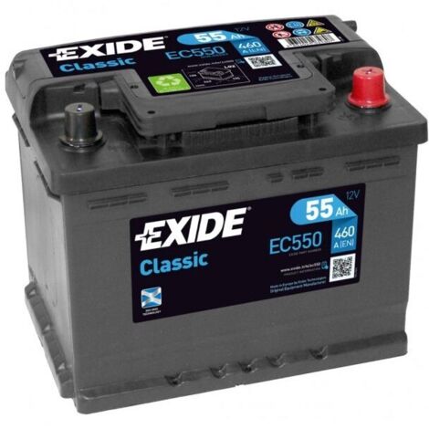 Batería Exide 55Ah EC550