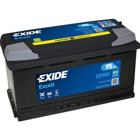 Batería EXIDE Excell EB500 L1 50AH 12V/E0 (20,7cm x 17,5cm x 19cm)