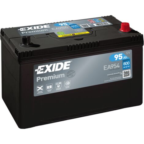 Batería EXIDE Premium EA954 D31 95AH 12V/E0 (30,6cm x 17,3cm x 22,2cm)