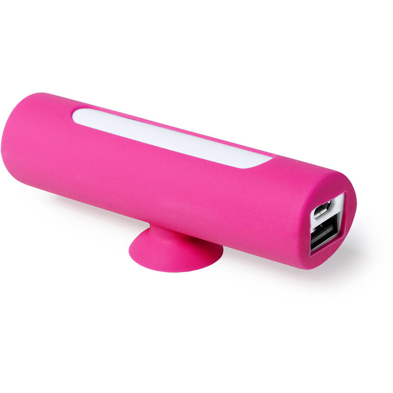 

Batería Externa Portátil 2200 mAh Power Bank Auxiliar USB Batería de Litio FUCSIA