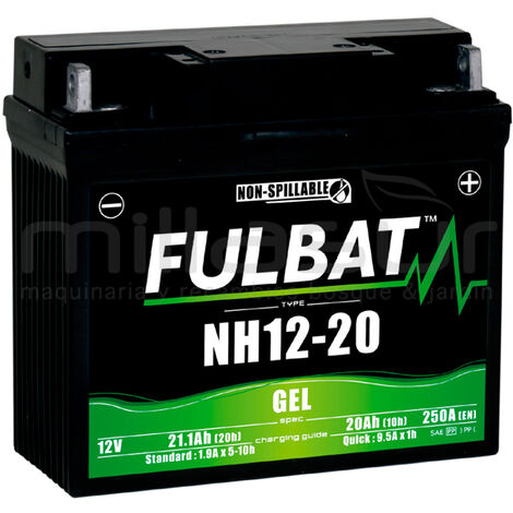 Bateria gel nh12-20 20 ah (182 x 77 x 168) sustituye a 99-1889