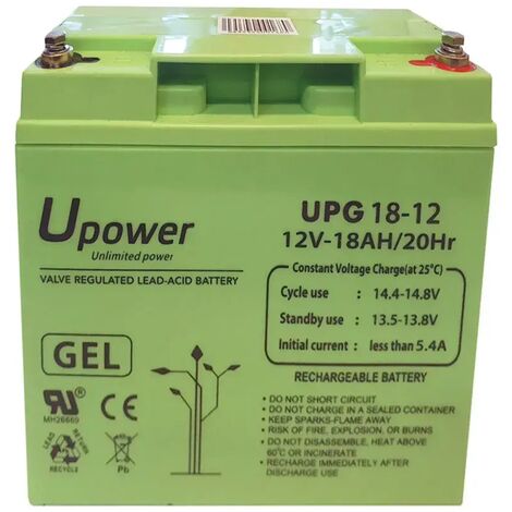 Batería GEL UPG18-12 de 18Ah