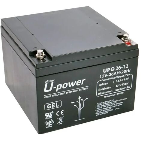 Batería GEL UPG26-12 de 26Ah