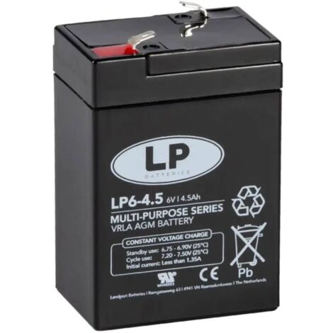 Batería Industrial 6V 4.5Ah (20Hr) Landport – NSA LP6-4.5 T1