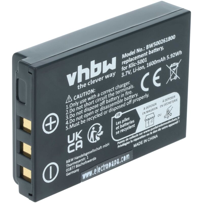 

Batería LI-ION 1600mAh (3.6V) en color negro compatible con ICOM IC-E7, IC-P7, IC-P7A sustituye BP-243