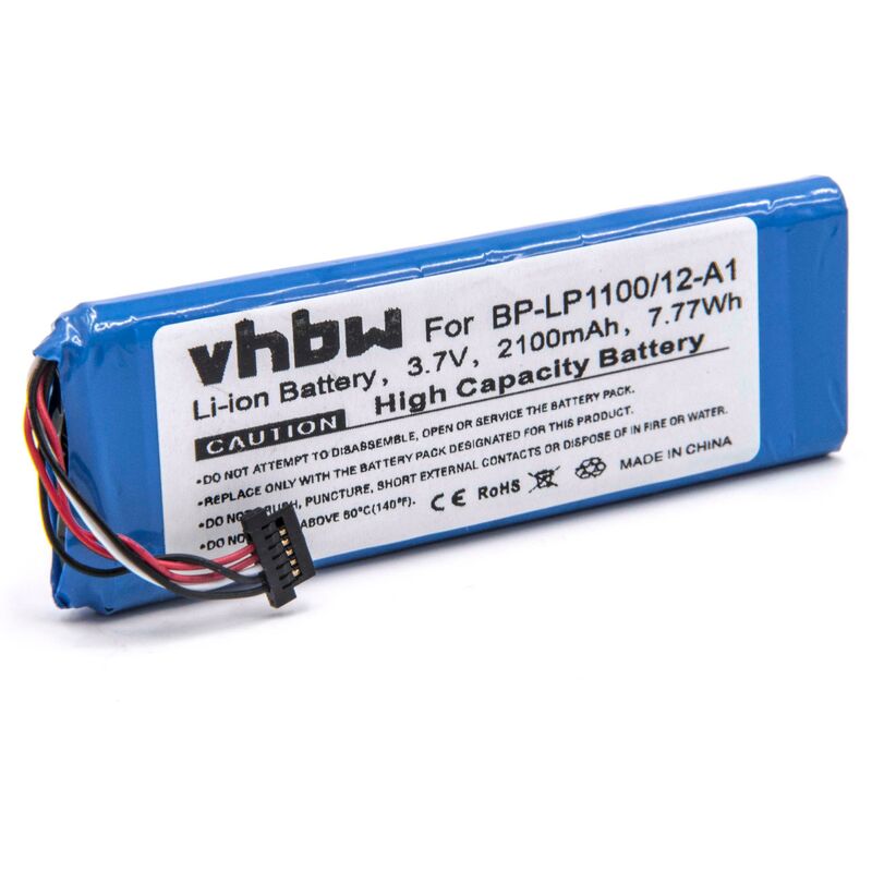 

Batería Li-Ion 2100mAh (3,7 V) compatible con Becker BE7928 y Traffic Assist 7928. Susituye modelos de baterías BP-LP1100/12-A1.