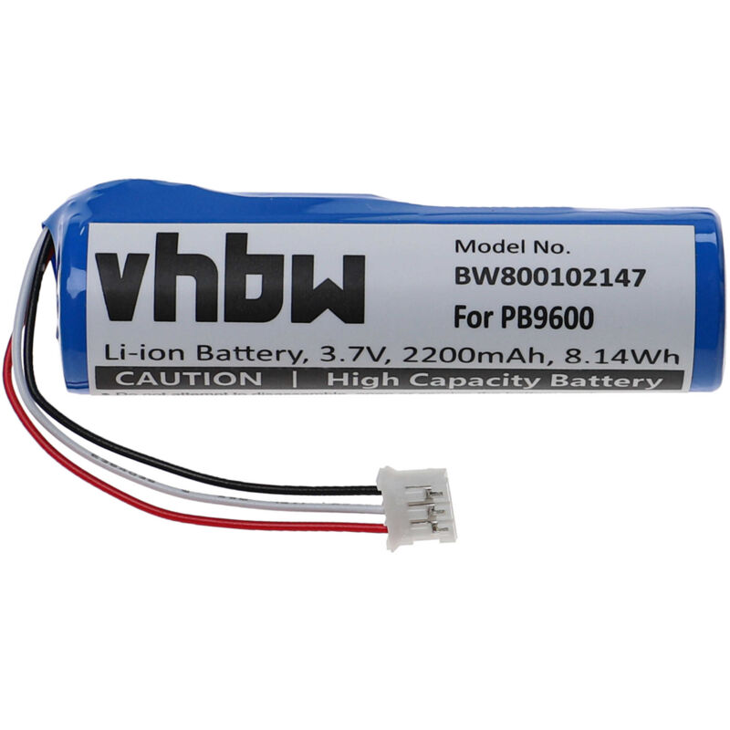 

Batería Li-Ion 2200mAh (3.7V) para Home Control Remoto Marantz RC9001 como Philips PB9600. - Vhbw