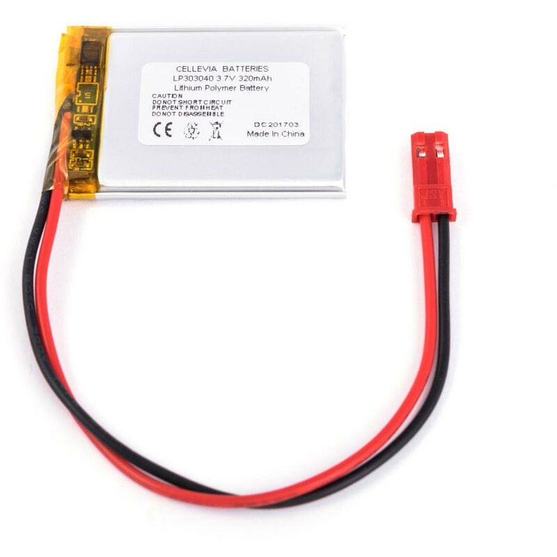 

Bateria LI-Polimero 3,7V 320mAh CABLES 3x30x40mm