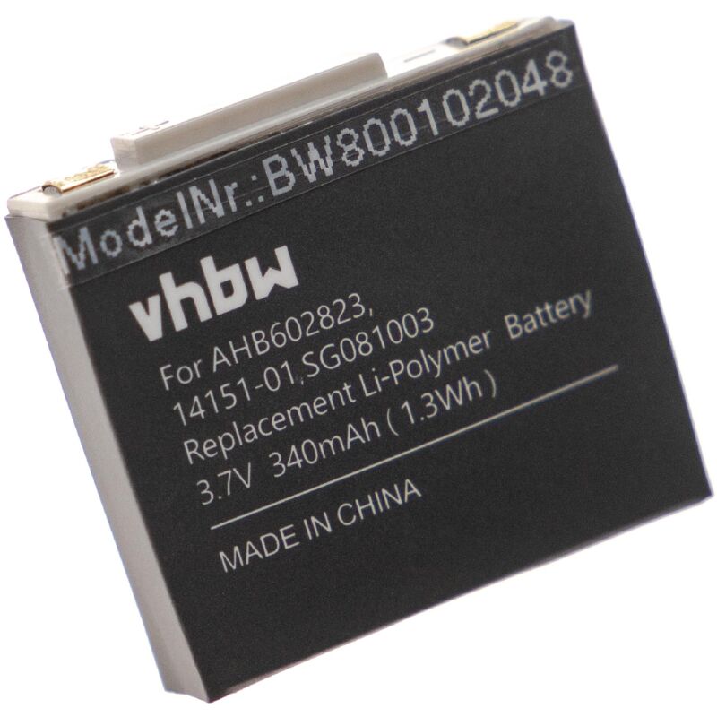 

Batería LI-POLY 340mAh para GN Netcom Jabra GN9120, GN9120, GN9125, GN9125 Flex, GN9125 Micro, GN9125 Mini sustituye 14151-02, AHB602823, SG081003.