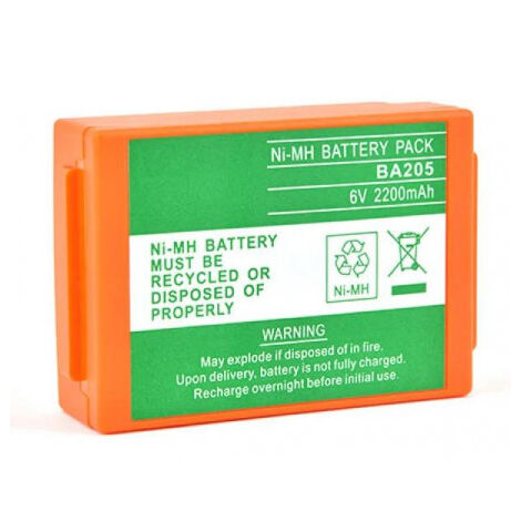 Batería mando grúa HBC 6V 2200mAh