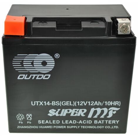 main image of "Bateria Moto YTX14-BS-GEL BATERIA DE GEL"