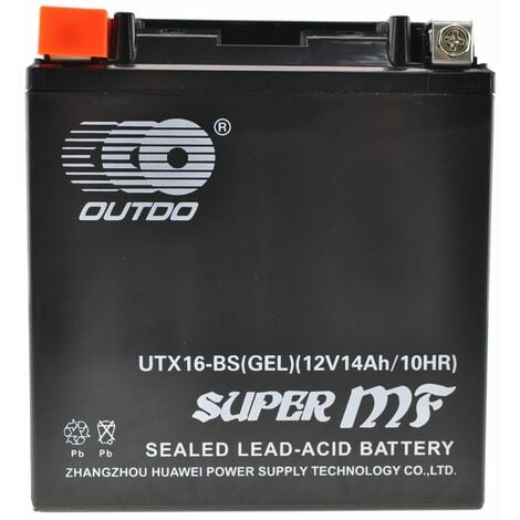 Bateria Moto YTX16-BS-Gel Bateria de Gel