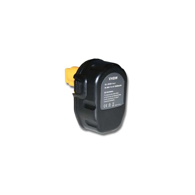 

BATERÍA NI-MH 3000mAh 14.4V en negro apta para DEWALT sustituye a: DC9091, DE9038, DE9091, DE9092, DE9094, DE9140, DE9141, DE9502, W9091, DW9094