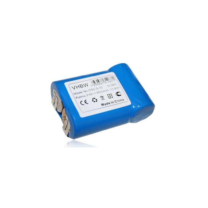 

BATERÍA NI-MH 3000mAh apta para AEG Junior 3000 sustituye 520104