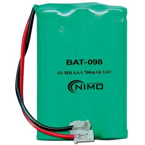 Bateria NI-MH 3,6Vdc 700mA AAAx3 T207