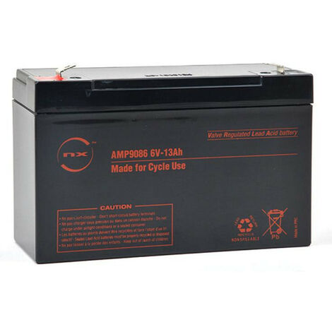 Batería NX AMP9086 6V 13Ah Uso Cíclico