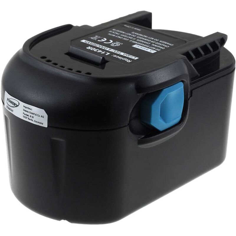 

Powery - Batería para AEG Martillo Perforador BSB 14G 4000mAh