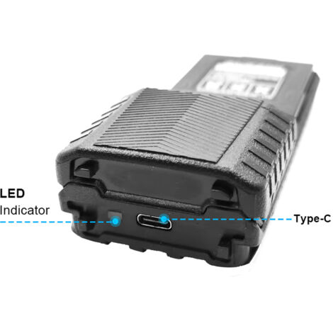 Batería para Baofeng UV-5R 3800mAh con USB C