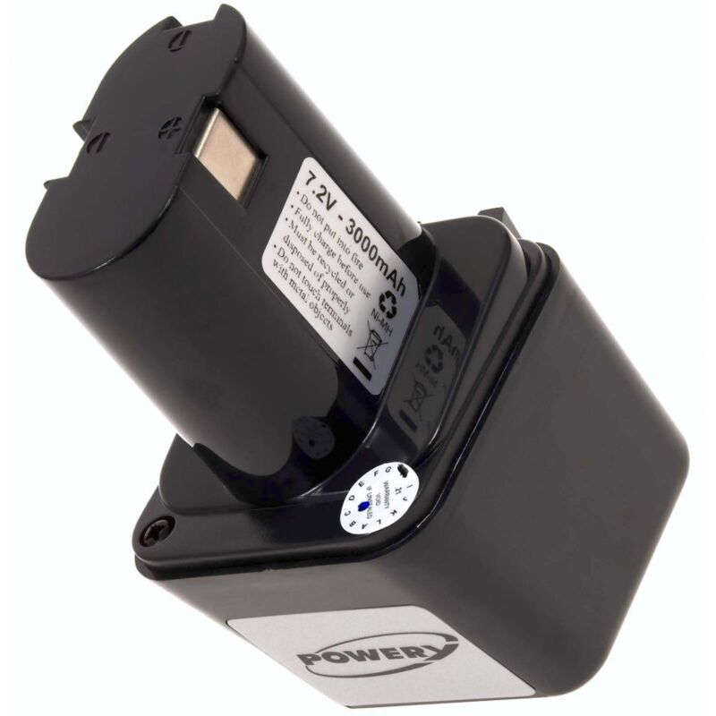 

Powery - Batería para Bosch modelo 2607335178 NiMH Knolle
