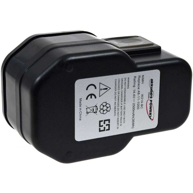 

Powery - Batería para herramienta Milwaukee B14.4 (14,4V 2500mAh)