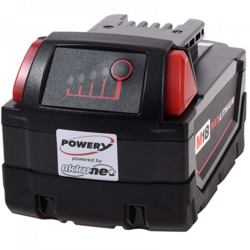 

Powery - Batería para herramienta Milwaukee M18 CPD / Modelo M18 B4 4000mAh