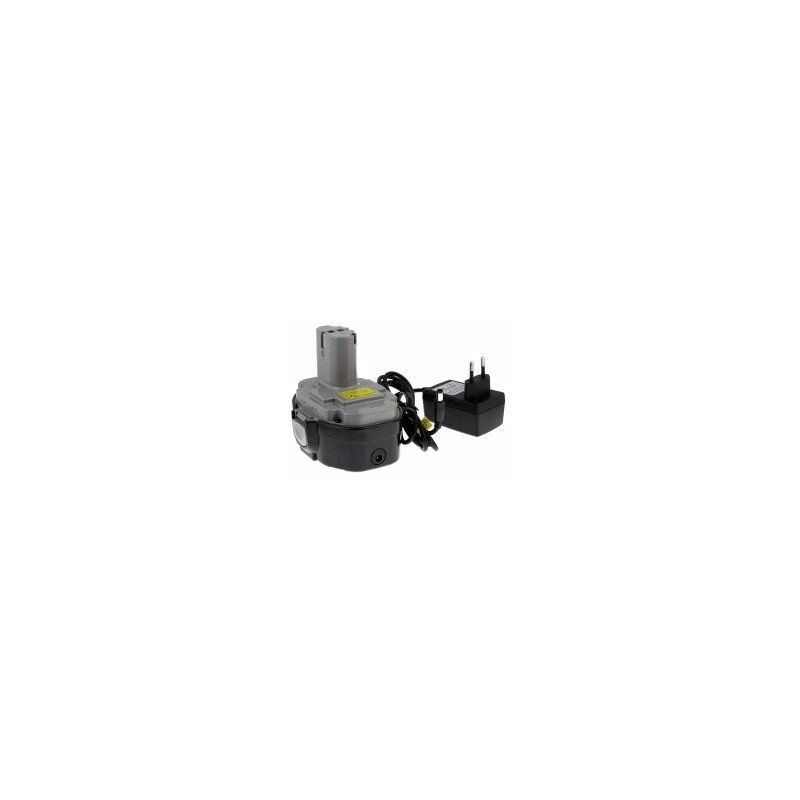 

Powery - Batería para Makita Destornillador percutor eléctrico 3839DWAE Li-Ion incl. cargador