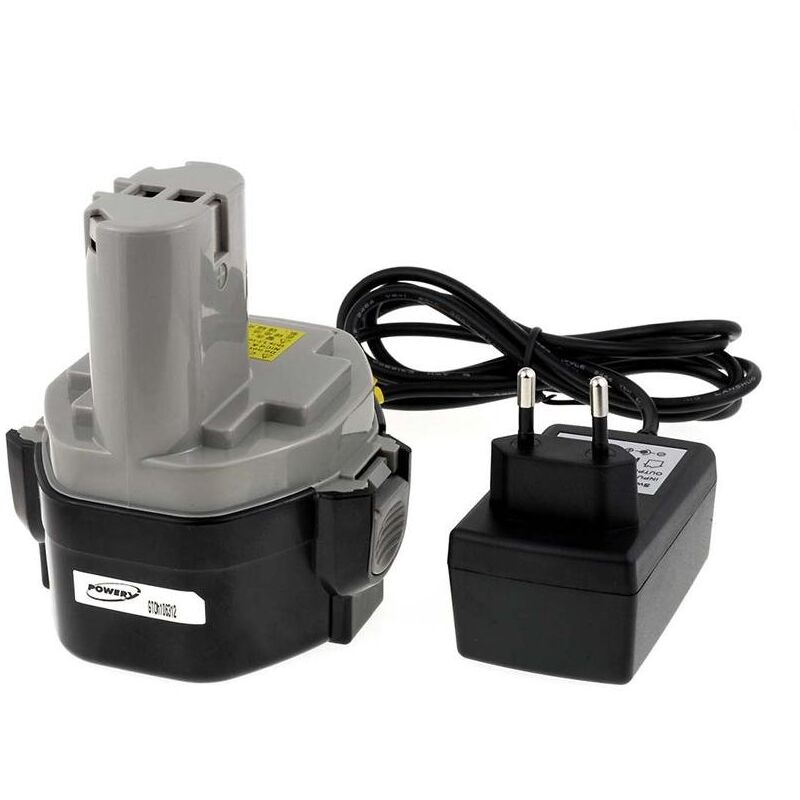 

Powery - Batería para Makita Radio de Trabajo DMR102 Li-Ion incl. Cargador 2000mAh