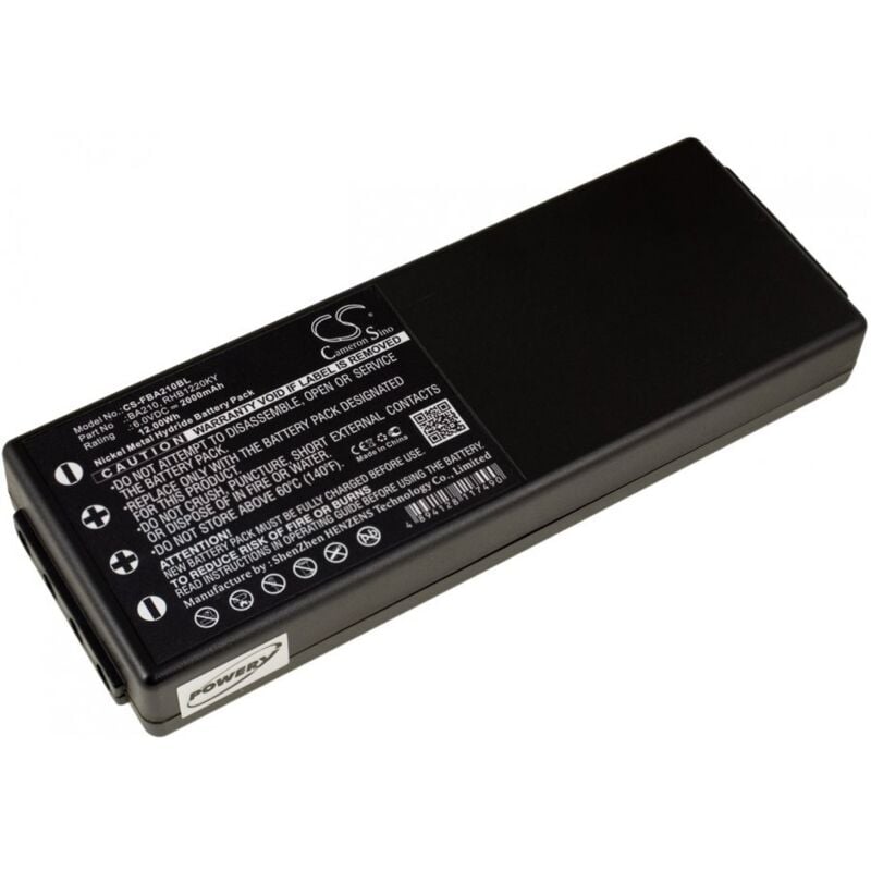 

Powery - Batería para mando control de Grúa HBC Radiomatic BA210040 / BA211060 / Modelo BA210