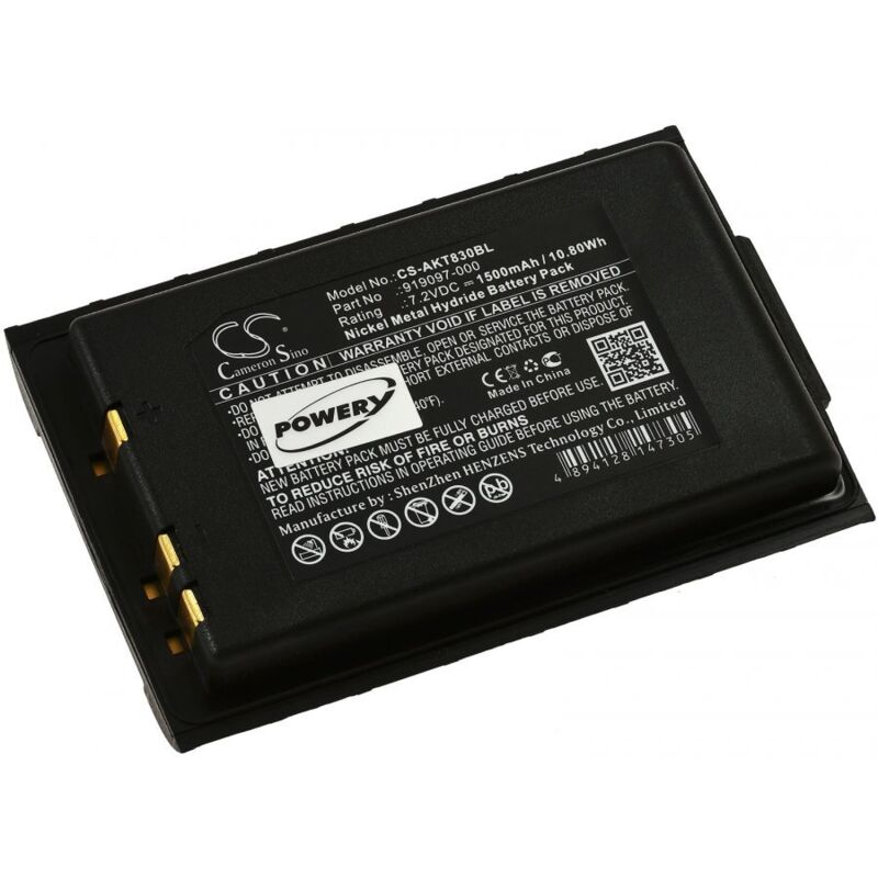 

Powery - Batería para mando de grúa Akerströms Jupiter 100J, Jupiter 150J, Jupiter 150J display