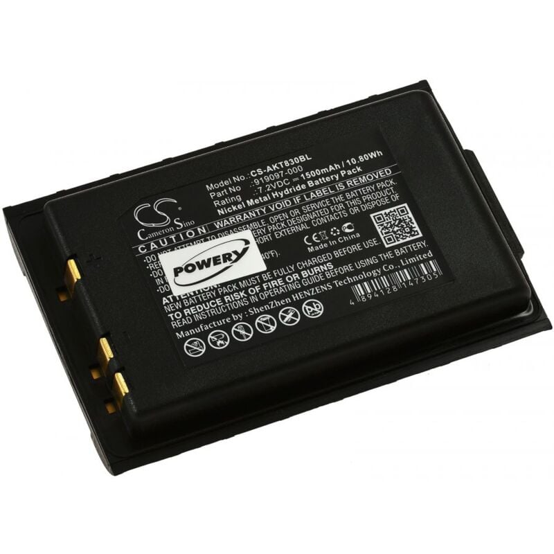 

Powery - Batería para mando de grúa Akerströms T-Rx 100J, T-Rx 100J display