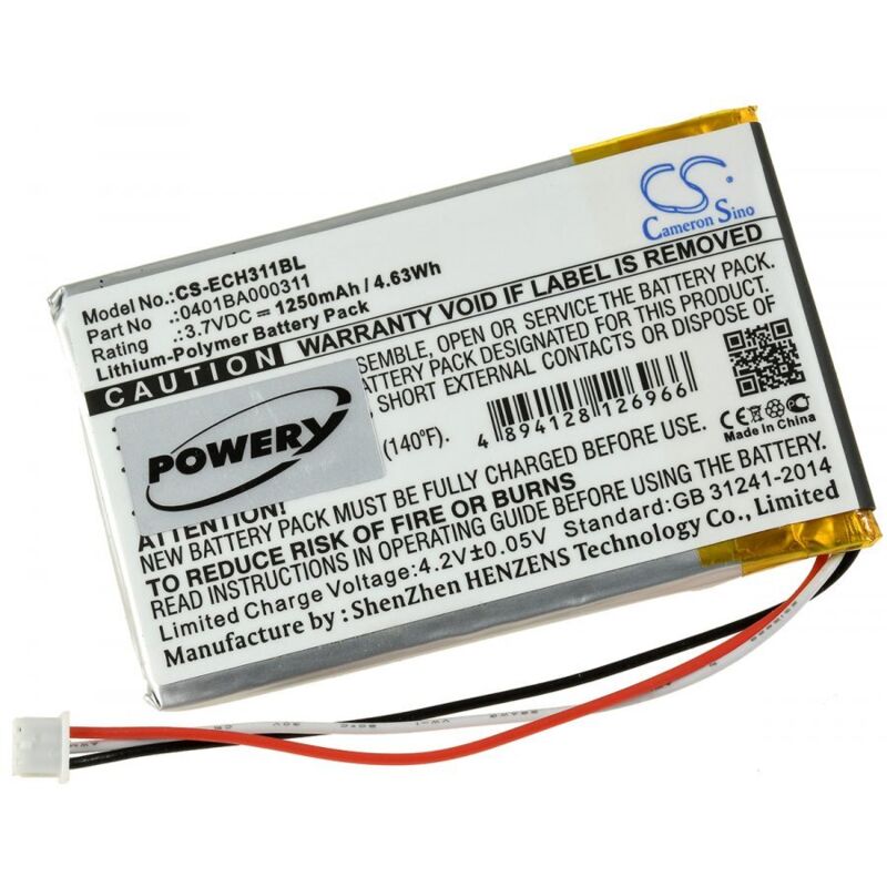 

Powery - Batería para mando de grúa Elca EVO / MAGO-EVO / Modelo 0401BA000311