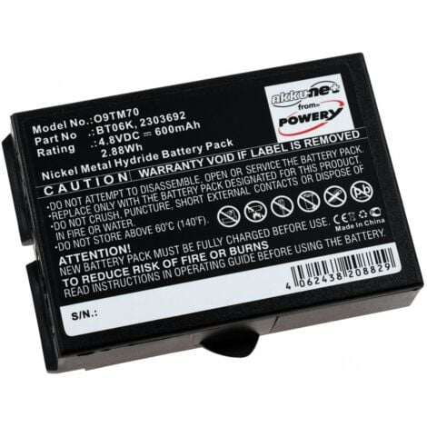 Batería para Mando de Grúa Ikusi 2303692