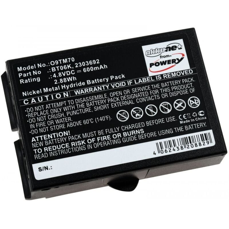 

Batería para Mando de Grúa Ikusi TM70/iK2.13B JS3