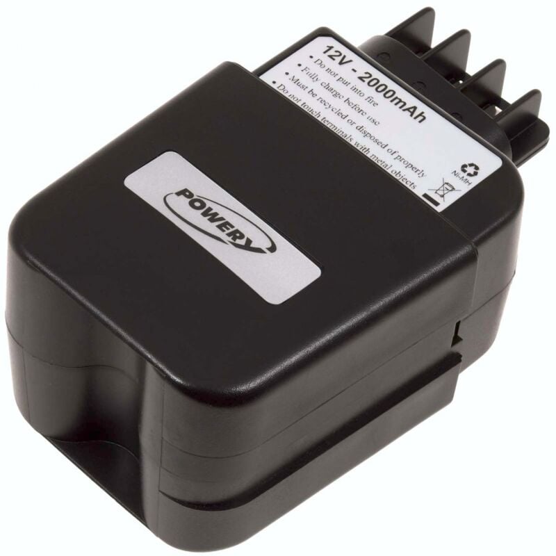 

Powery - Batería para metabo Taladro percutor Sb EA112 /2R+L (contactos planos)