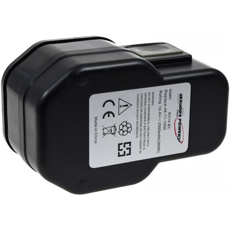 

Powery - Batería para Milwaukee Destornillador eléctrico PCS 14.4V Power Plus
