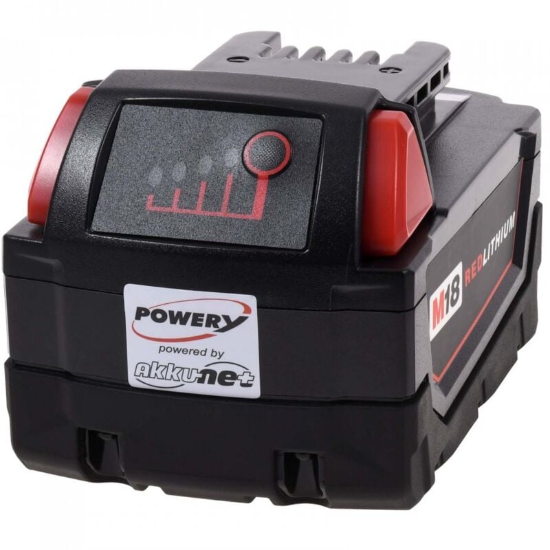 

Powery - Batería para Milwaukee Sierra Circular Portátil HD18 MS 4000mAh