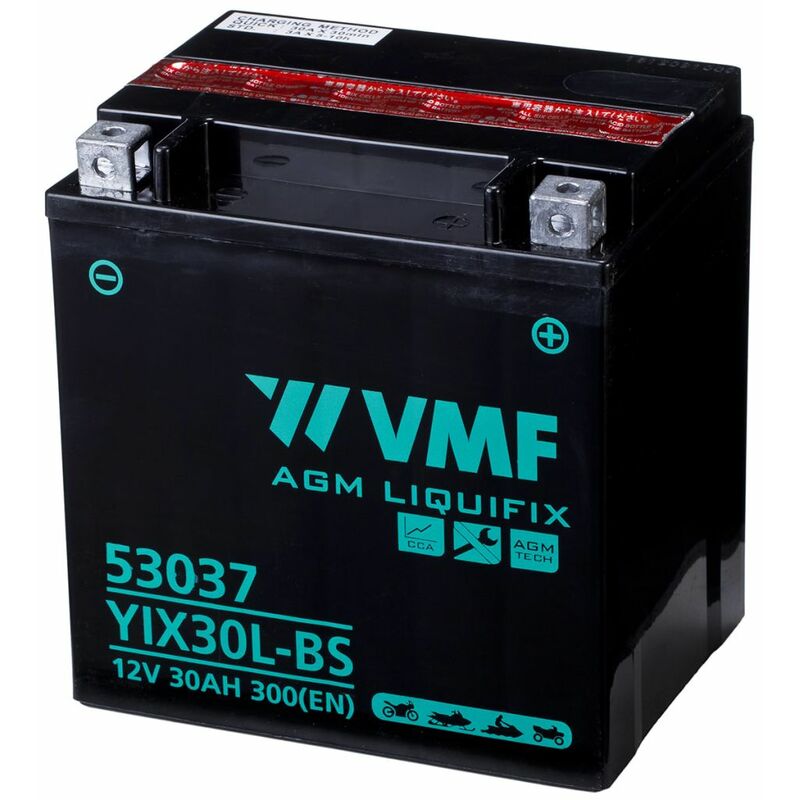 

Batería motocicleta Liquifix 12V 30Ah YIX30L-BS VMF Powersport - Naranja