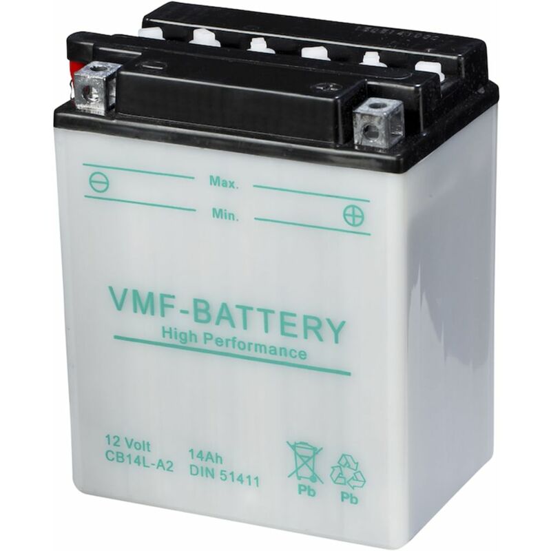 

Batería motocicleta VMF Powersport 12V 14Ah CB14L-A2/12N14-3A - Multicolor